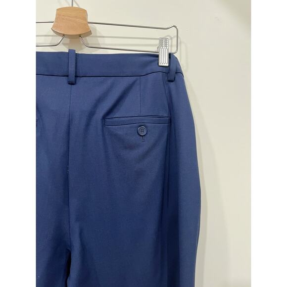 Theory Treeca 2 Traceable Wool Trousers Navy - Picture 10 of 12